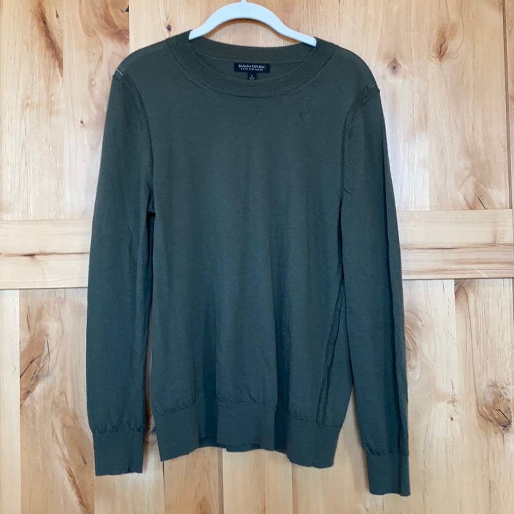 Olive Green lightweight sweater